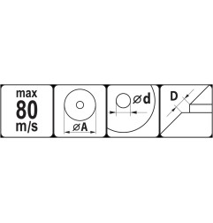YATO TARCZA DO CIĘCIA METALU 115x1,2x22MM YT-5920