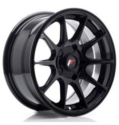 JR Wheels JR11 15x7 ET20-30 BLANK Gloss Black