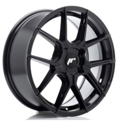 JR Wheels JR30 17x7 ET20-40 BLANK Gloss Black