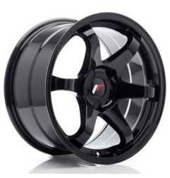 JR Wheels JR3 17x9 ET20-35 BLANK Gloss Black