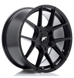 JR Wheels JR30 17x8 ET20-40 BLANK Gloss Black