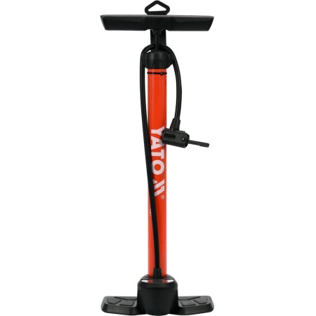 YATO Pompka ręczna do roweru manometr 8 bar