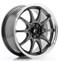 Japan Racing JR5 16x7 ET30 4x100 4x108 Gun Metal Machined ceramika gratis