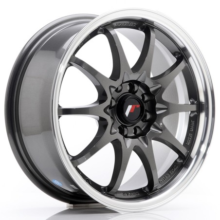 Japan Racing JR5 16x7 ET30 4x100 4x108 Gun Metal Machined ceramika gratis