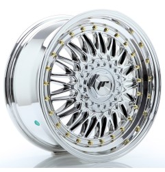 Japan Racing JR9 17x7,5 ET35 5x112 5x120 Chrome komplet 4 sztuki + ceramika