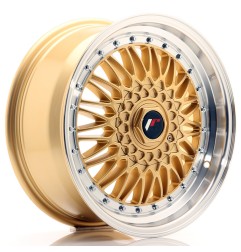 Japan Racing JR9 18x8 ET35 5x100 5x120 Gold Machined Lip komplet + ceramika