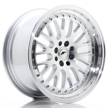 Japan Racing JR10 16x8 ET20 4x100 4x108 Silver Machined komplet + ceramika
