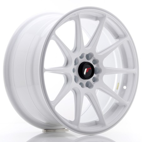 Japan Racing JR11 17x8,25 ET25 4x100 4x108 White komplet 4 szt + ceramika