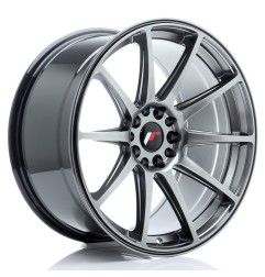 Japan Racing JR11 19x8,5 ET42 5x112 5x114,3 Hyper Black komplet + ceramika