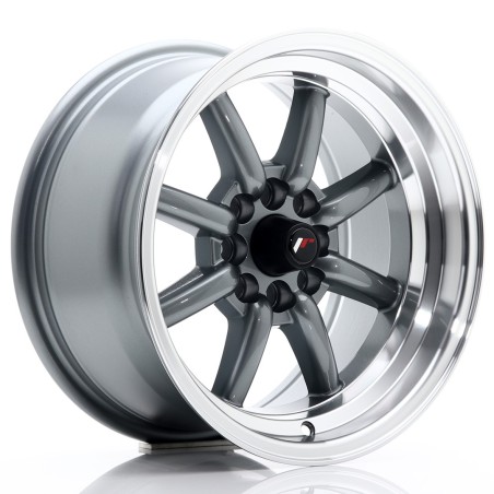 Japan Racing JR19 15x8 ET0 4x100 4x114,3 Gun Metal komplet 4szt + ceramika