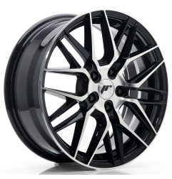 Japan Racing JR28 19x8,5 ET40 5x108 Gloss Black Machined 4szt + ceramika