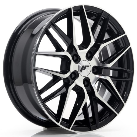 Japan Racing JR28 19x8,5 ET40 5x108 Gloss Black Machined 4szt + ceramika