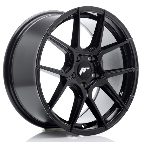 Japan Racing JR30 17x8 ET40 5x114,3 Glossy Black 4 komplet sztuki ceramika