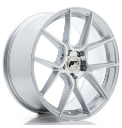 Japan Racing JR30 19x8,5 ET45 5x114,3 Silver Machined Face 4szt + ceramika