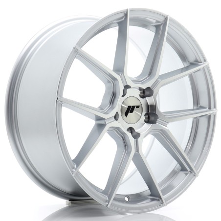 Japan Racing JR30 19x8,5 ET45 5x114,3 Silver Machined Face 4szt + ceramika