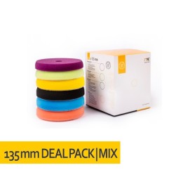 NAT DEAL Pack – MIX gąbek 135mm DA – Zestaw padów polerskich 6szt