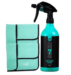 SEVEN Glass Surface Cleaner 777ml + 2x SEVEN Mikrofibra waflowa
