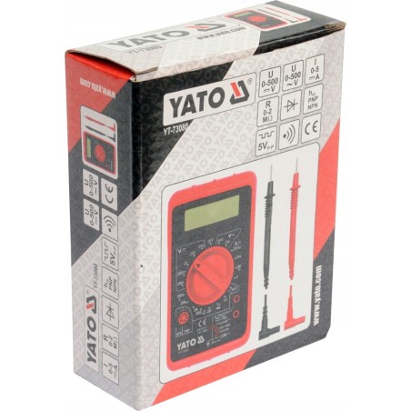 YATO CYFROWY MIERNIK UNIWERSALNY BUZER YT-73080