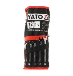 YATO KLUCZE PŁASKO-OCZKOWE ZESTAW 8-24MM 12EL.