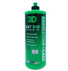 3D Car Care AAT 505 CORRECTION GLAZE Pasta polerska skutecznie usuwa rysy, zabezpiecza 946ml