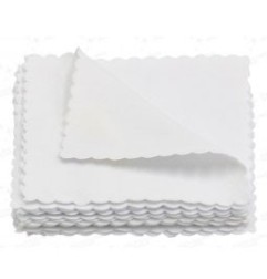 Mikrofibra SUEDE SMALL WHITE DOVE 10x10cm