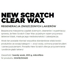 SOFT99 NEW SCRATCH CLEAR WAX DARK 200g SOFT99 NEW SCRATCH CLEAR WAX DARK 200g
