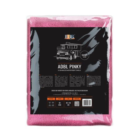 ADBL PINKY - Zestaw Mikrofibr Bezszwowych - 10szt.