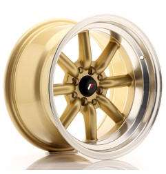 Japan Racing JR19 16x9 ET-15 4x100 4x114,3 Gold komplet 4szt + ceramika