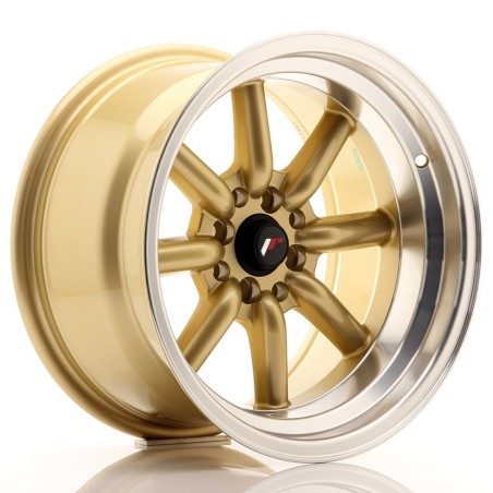 Japan Racing JR19 16x9 ET-15 4x100 4x114,3 Gold komplet 4szt + ceramika