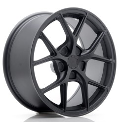 Japan Racing SL01 17x8 ET20-45 Blank Matt Gun Metal komplet 4szt + ceramika