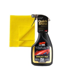 SOFT99 Luxury Gloss Super Japoński Quick Detailer + 2x Mikrofibra