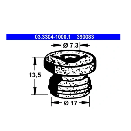 ATE 03.3304-1000.1 Korek wlewu, zbiornik płynu ham
