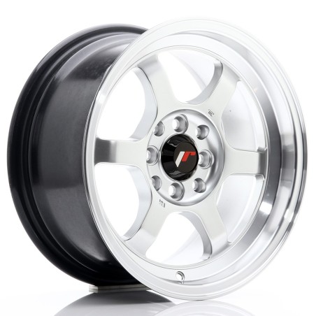 Japan Racing JR12 15x7,5 ET26 4x100 4x114,3 Hyper Silver komplet + ceramika