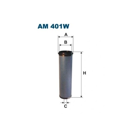 FILTR POWIETRZA WTÓRNEGO AM 401W FILTRON