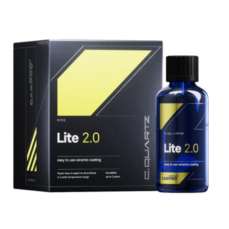 CARPRO CQUARTZ Lite 2.0 KIT – nowa generacja łatwej powłoki ceramicznej 100ml
