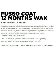 SOFT99 FUSSO COAT 12M WAX DARK 200g
