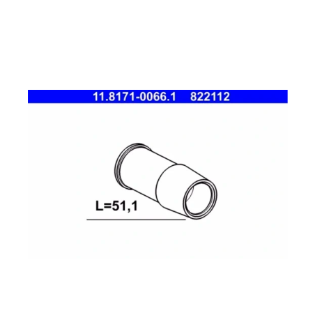 11.8171-0066.1/ATE TULEJA PROWADZACA ZACISK HAM.