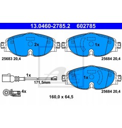ATE KLOCKI HAMULCOWE PRZÓD SEAT LEON ST (5F8)