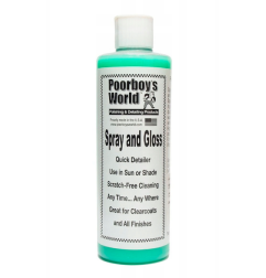 Quick detailer Poorboy's World Spray&Gloss 473