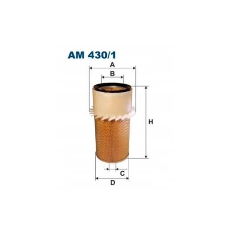 Filtr powietrza AM 430/1 Leyland 300 400 Tam D2Q