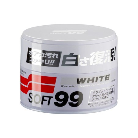 SOFT99 WHITE SOFT Wosk samochodowy 320g