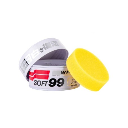 SOFT99 WHITE SOFT Wosk samochodowy 320g
