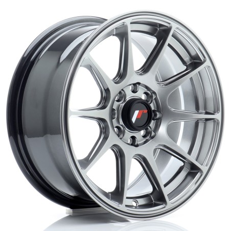 Japan Racing JR11 15x7 ET30 4x100 4x108 Hyper Black komplet + ceramika