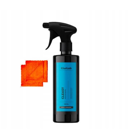 Kiurlab Cleasy 500ml - płyn do mycia szyb + MIKROFIBRA