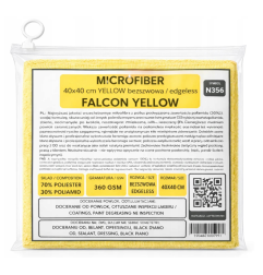 MIKROFIBRA FALCON YELLOW 40x40cm 360GSM